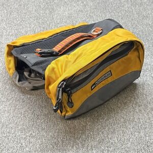 REI Adventure Dog Backpack Harness Medium Orange Grey Hiking Camping Trail Pack